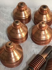 17 American torch tip nozzles Plasma electrode 277122 65a Cutters 30a 100a 200a