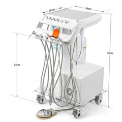 Dental Portable Mobile Delivery Unit System Cart /Dental Suction System Pump