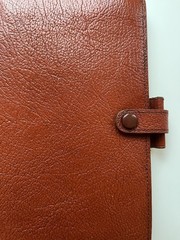 Vintage Filofax Winchester Organizer 4CL Real Calf Leather Brown Personal Size