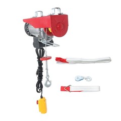 1320lbs/600kg Electric Hoist w/ 14ft Remote,110V 1200W,40ft Lift,Emergency Stop