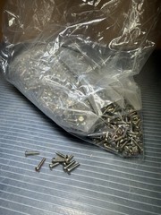 Tiny screw Lot over 4 Pounds Machine Screws from closed radio shop