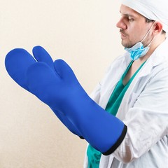 Finger-link Lead Rubber Glove X-ray Protective Glove With/Without Finger Leakage