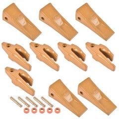 Brand New 1193204 Backhoe Bucket Shanks & 1U3202 Bucket Teeth with Pins Retainer