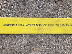 Matex Nitrex Fire Hose 5”x100′ Nitrile w/ Storz Couplers Surplus Pressure Tested
