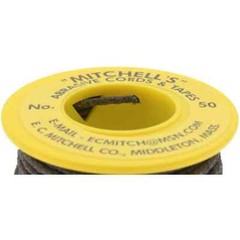 Made in USA 0.07″ Wide, 180 Grit Aluminum Oxide Abrasive Cord 50′ Long, Very …