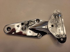 NOS Kason 1070 Chrome Reversible Hinges Set Of 7