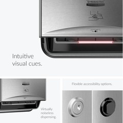 Kimberly-Clark ICON 53706 Auto Roll Towel Recessed Housing SS No Trim Panel
