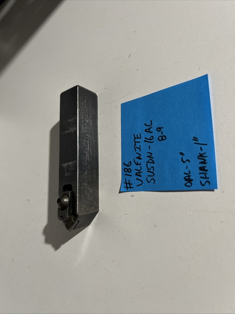 valenite svsdn-16ac Indexible Carbide Lathe Toolholder 5”OAL 1”Shank Turning Cnc