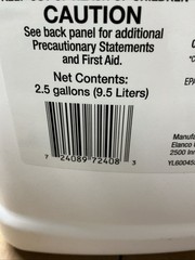 PERMECTRIN CDS Pour On Topical 2.5 Gallon . For Livestock Cattle Sheep Horses.