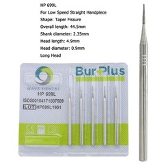 WAVE Dental Carbide Burs HP Long Surgical Burs For Straight Handpiece 703L 702