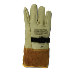Powermaster 12″ High Voltage Leather Protector Gloves, 1 Pair, Size 9/Large (606