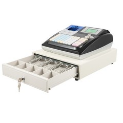 Square POS Terminal Cash Register Complete W/ Printer, And Cash Drawer, 48 Keys