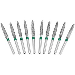 28Type Dental Diamond Burs FG Coarse/Medium/Fine/Extra Fine for High Speed 10Pcs
