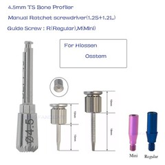 Implant Bone Profiler Screw Drivers Osstem Dental Torque Wrench Tool For Hiossen