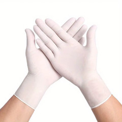 20/50/100PCS Disposable White Nitrile Gloves Household Cleaning Gloves Kitchen C