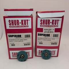 100 Total Superior Abrasives 10544 & 10544 Shur Brite Kut Quick Change Disc