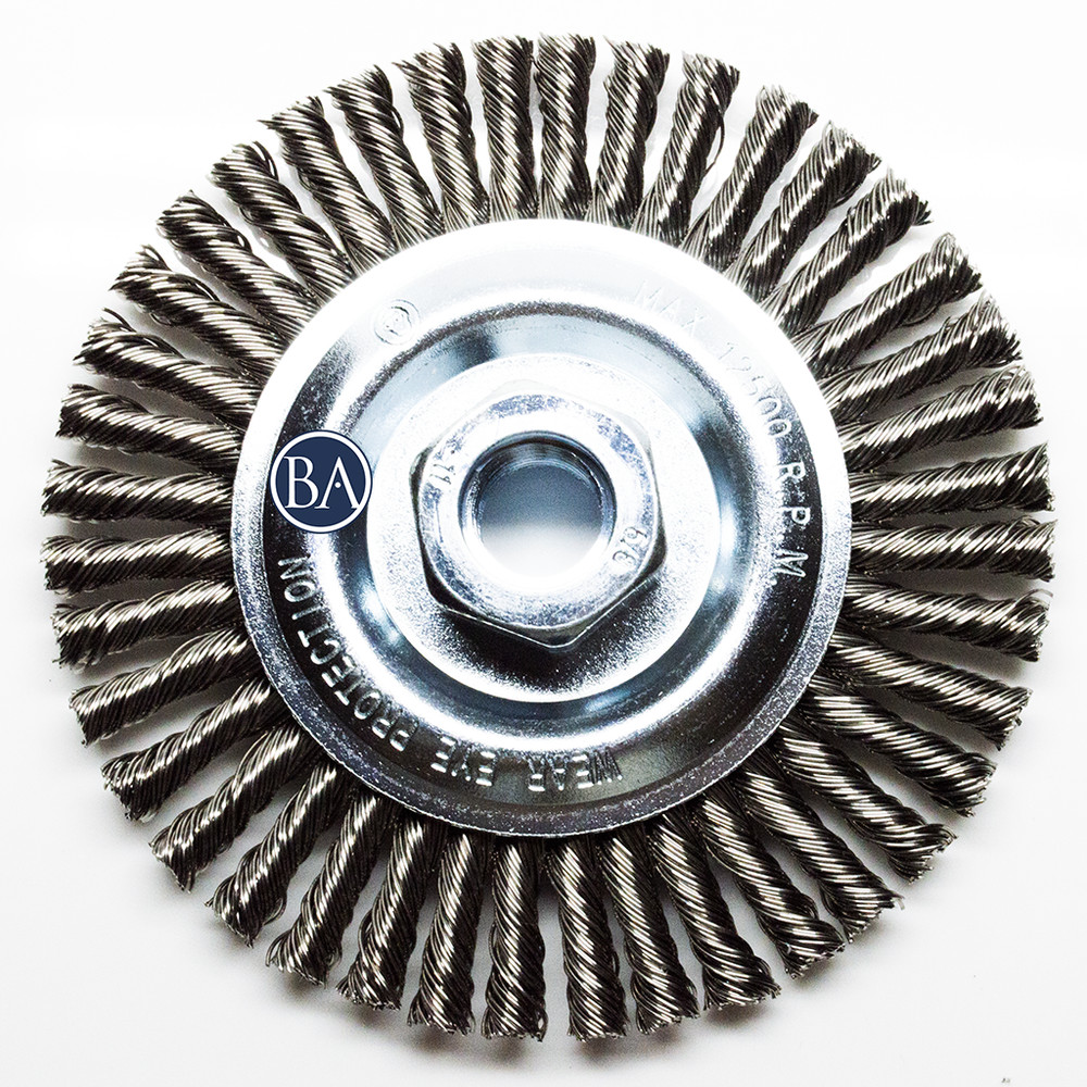 4-1/2″ Stringer Bead Wire Wheel – Stainless Steel