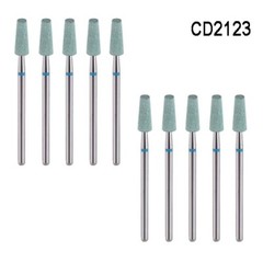 5 Pcs Dental Lab Ceramic Diamond Grinder Zirconia Porcelain Polisher HP CD2123