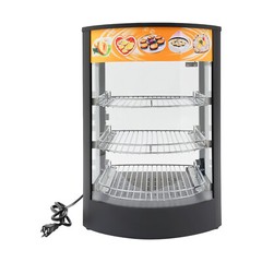 3-tier Commercial Food Warmer Display Case Warming Cabinet For Pizza Tart Burger
