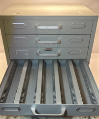 NEUMADE 5-Drawer STACKABLE Photography Metal File Cabinet 15.5” W x 13”H x 13”D