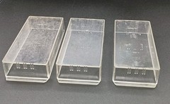 3 Akro Mills Hard Plastic Replacement Drawers PM-1 Plastic Drawers