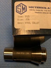 TF25 .236 diameter collet Southwick & Meister