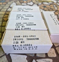 1967 NOS NIB Western Electric 2N1645 6713A NPN Germanium HP Amp Transistor
