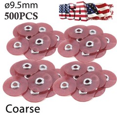 500pcs Dental Sof-Lex discs Coarse Contouring Polishing Discs 9.5mm
