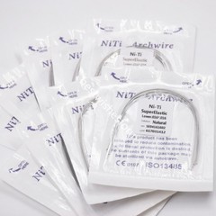 10 Packs Dental Super Elastic Niti Rectangular Arch Wires Square/Ovoid/Natural