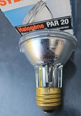Sylvania CAPSYLITE PAR20 Light Bulb 50w, 120V, 30° Beam, 410lm, New Old Stock