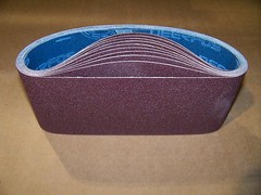 PREMIUM A/O, X-WEIGHT SANDING BELTS 4″ X 24″, 10 – PACK, 120-GRIT