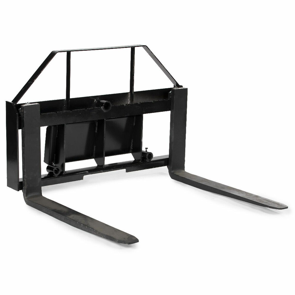 Titan Attachments Mini Skid Steer Pallet Fork Attachment, 42″ Fork Blades