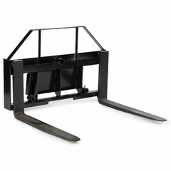 Titan Attachments Mini Skid Steer Pallet Fork Attachment, 42″ Fork Blades
