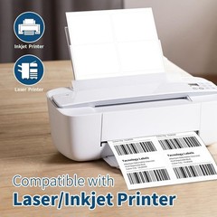 3-1/3″ x 4″ Shipping Address Labels for Laser & Inkjet 6 Per Page Mailing Labels