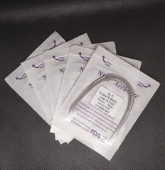 10 Packs Dental Orthodontic Super Elastic NITI Arch Wires Ovoid Form Rectangular