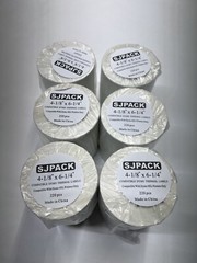 6 Rolls DYMO 4XL Direct Thermal Shipping Labels 4×6 1744907 Compatible 220/Roll