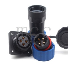 SD20 1-14pin Bulkhead Aviation Waterproof IP68 Plug Socket Power Cord Connector