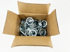 Box of 100 L.H. Dottie LN100 Lock Nuts 1″ Zinc Plated Steel