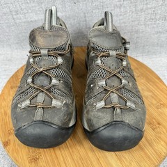 Keen Utility Atlanta Cool ll Work Shoes Womens 7.5 W Leather Composite Toe Brown
