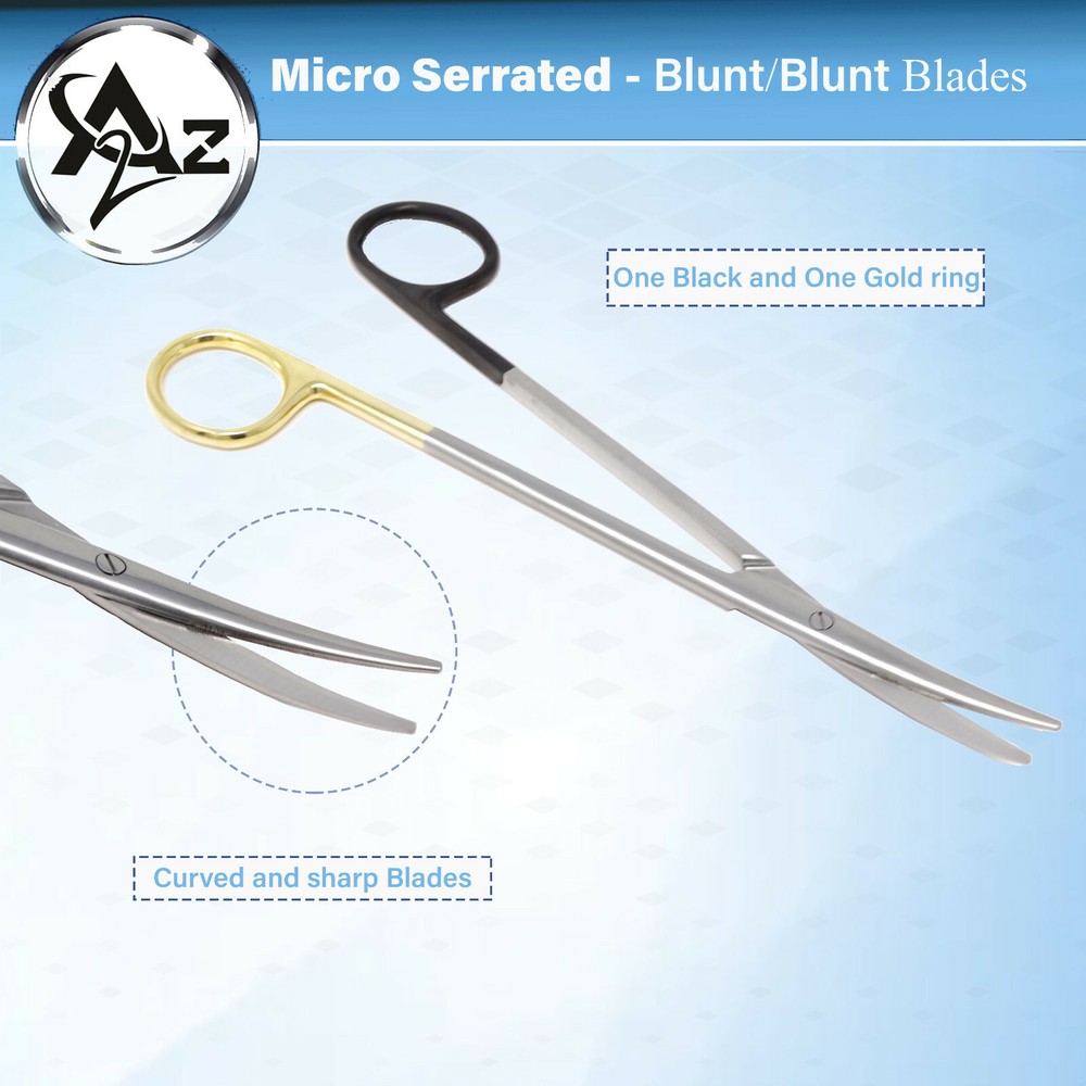 TC Supercut Metzenbaum Scissors Curved 7″ Plastic Surgery Dissecting Veterinary