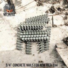 1000x 3/4’’ CONCRETE Nails for Hilti BX4 – NAILS FOR BX4 19mm
