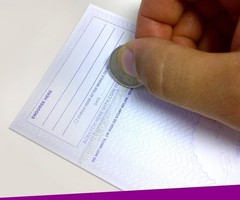 Blank Check Stock Laser/Ink-Jet 8-1/2 x 11″ 24# lb 500 Sheets Per Pack Red-Blue