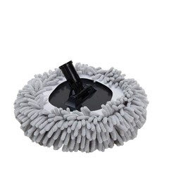 11″ Car Wash Mop Head Chenille Microfiber Replacement Mop Head w/ Base