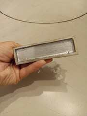 Vintage Ornate Heavy Metal Nickel Silver Business Cards Holder