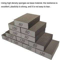 12 Pack Sanding Sponge,Sackorange Coarse/Medium/Fine/Superfine 6 Brown