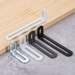 10 Pcs Adjustable Right Angle Brackets, Slotted L-Shape Corner Bracket