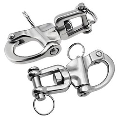 Quick Release Snap Shackle, Marine Grade 316 Stainless Steel Clevis Hook, Sailbo