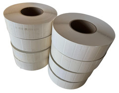 2×1 Direct Thermal Paper Labels 3″ Core 5000 Per Roll x 8 Rolls – 40,000 Labels