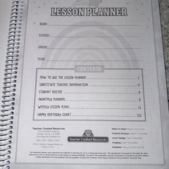 Pastel Pop Lesson Planner 8.5 inches X 11 inches