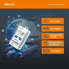 Elitech Temperature Humidity Data Logger-40~185°F, 0~100%RH,Loget260-THE w/Probe